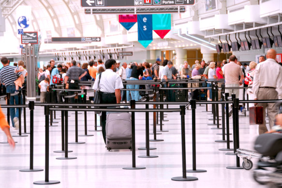 Pre-flight check-in can speed up the process at the airport.