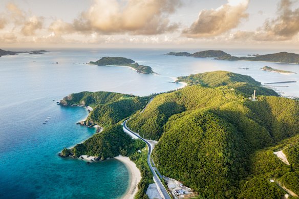 The subtropical Kerama Islands in Okinawa, Japan.