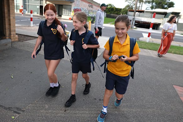 The kids say they wanted to come to school anyway. 