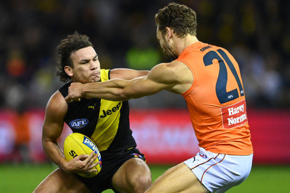 Tigers coach Damien Hardwick put the small crowd that watched Richmond play GWS down to Marvel Stadium. 