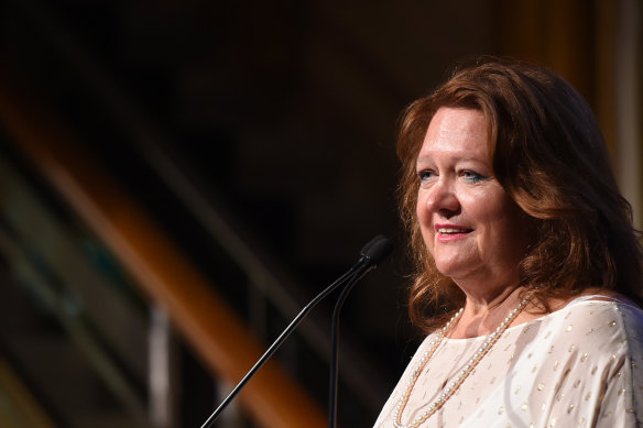 Hancock Prospecting chairman Gina Rinehart. 