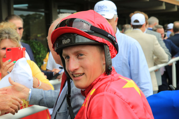 English jockey Tom Marquand would not have qualified to come  to Sydney this year under the proposed performance criteria. 