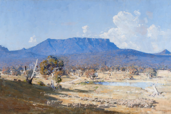 Arthur Streeton's 
"Land of the Golden Fleece 1926".