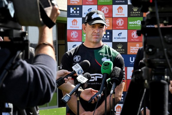 Jason Demetriou can expect plenty of pressure if the Rabbitohs don’t start well in 2024.