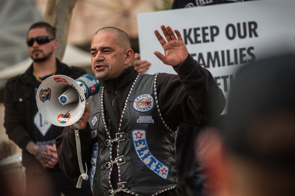 Former Rebels bikie club president Dean Martin.