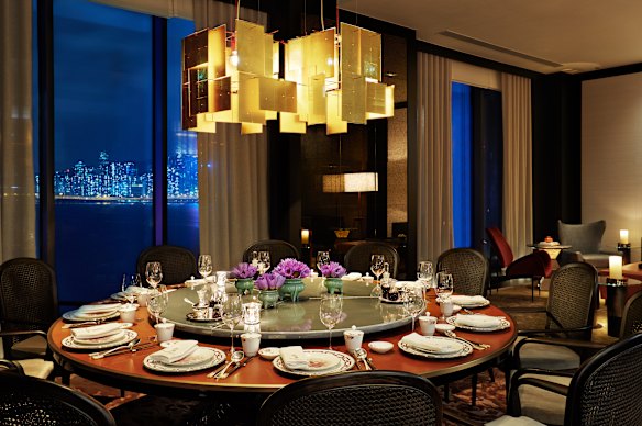 Private dining room at Michelin-starred Cantonese restaurant The Legacy House.