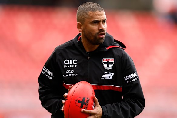 St Kilda star Bradley Hill.