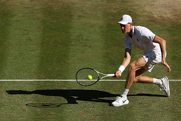 Sinner brushed off losing the opening set to claim a fifth grand slam title.