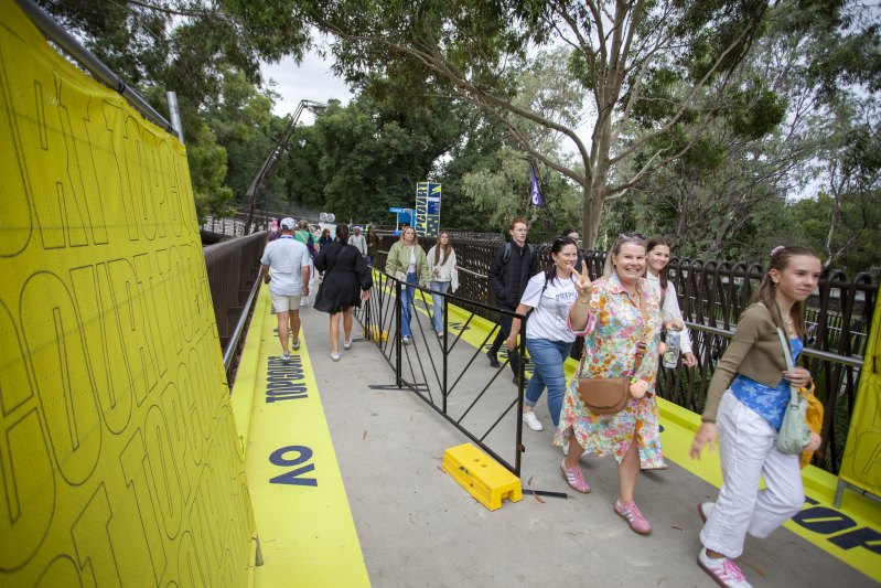 Welcome to Topcourt at the Australian Open, where pedestrian accessibility is paramount.