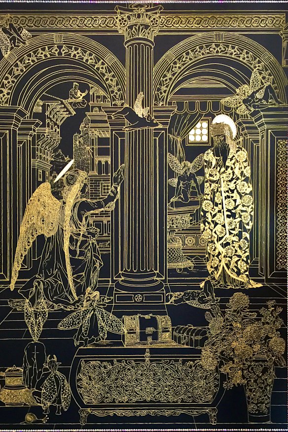 Murat Urlali’s The Gift of Art, Self portrait, A Relief after Francesco del Cossa.