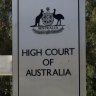 The High Court of Australia in Canberra.