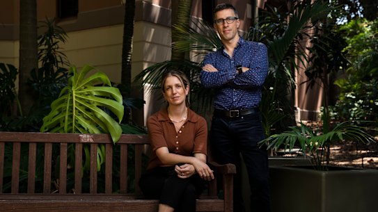 Dr Jonathan Brett and clinical Dr Liz Brock at St Vincent’s Hospital are running a clinical trial to investigate the effects of psilocybin in therapy for meth addiction.