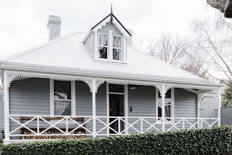 Street front for this Victorian-era house.