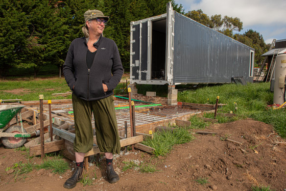 Tammi Jonas is building an on-farm micro-abattoir near Daylesford.