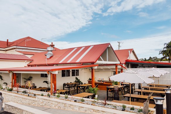 A new brewpub is the major addition to the back of the venue.
