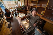 Brandon Jo, seen with the Mont Blanc, is the owner of Melbourne’s Good Measure Cafe.