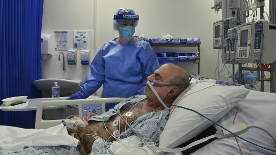 ICU beds are filling up with COVID patients.