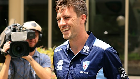 Pat Cummins will make his debut as NSW captain on Monday.