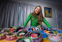 Melanie Lethbridge, a Solicitor with Chinka (HEP) Steel Solicitors who collects brooches.