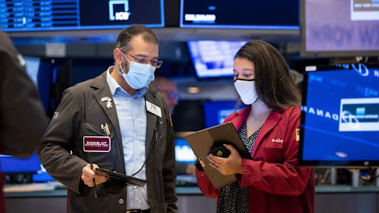 Wall Street is set for its fifth-straight winning quarter.