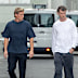 Isaac Heeney, James Jordon and Nick Blakey arrive at Swans HQ.