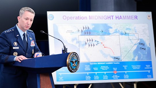 General Dan Caine, chairman of the Joint Chiefs of Staff, provides more detail about the US attack on Iran.