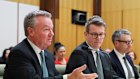 Allens partners Ross Drinnan and Chris Kerrigan, plus managing partner Marc Kemp.