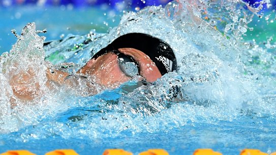 Kyle Chalmers takes out 200m final as Ariarne Titmus springs upset