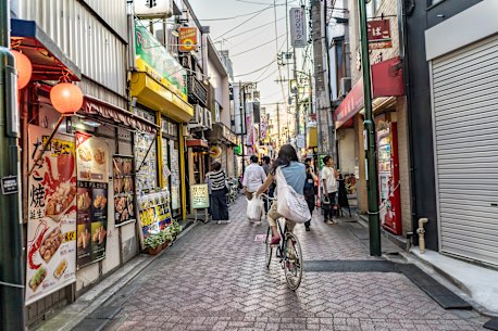 Tokyo back street.