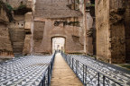 The Baths of Caracalla, completed in AD 217 by Emperor Caracalla.