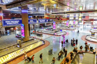 Vegas’ airport doesn’t have much in common with Vegas, except one thing