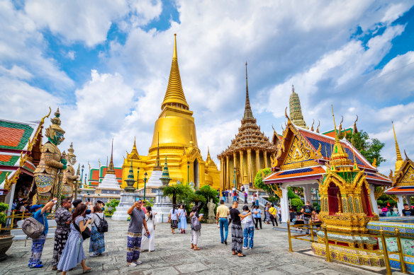 The temple complex Wat Phra Kaew.