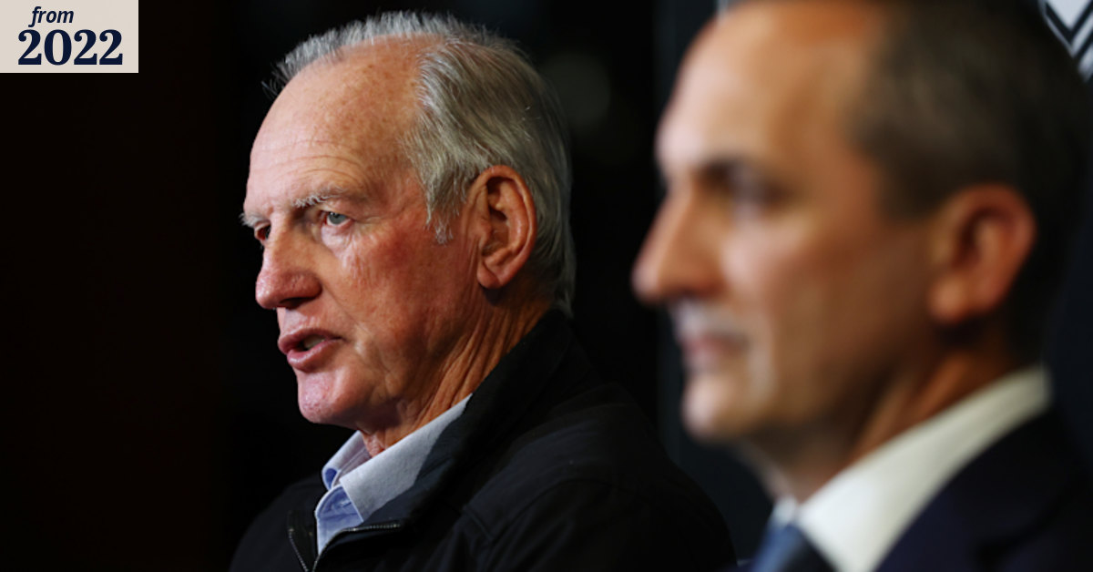 NRL 2022: Dolphins coach Wayne Bennett relishes challenge ahead of ...