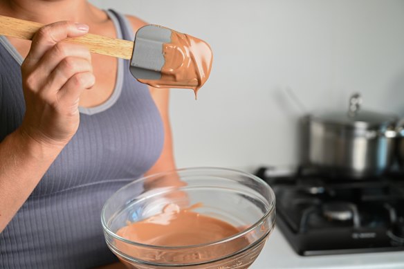 Use your spatula to regularly scrape down the sides of the bowl.