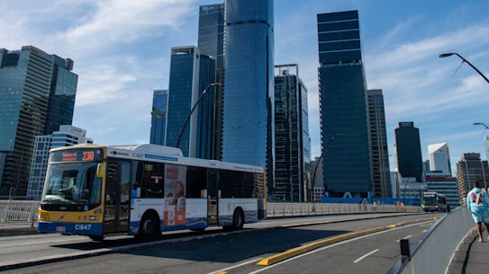 Photo of Brisbane CBD property development.