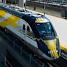 Brightline at Orlando Station.
