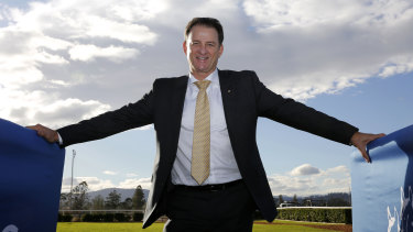 Stepping down: Mark Waugh, here at the Scone Cup racing carnival, has resigned as an Australian cricket selector.