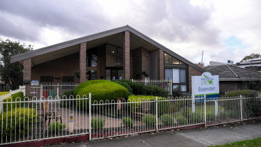 The Menarock Life Essendon aged care facility in Essendon which has been at the centre of an outbreak.