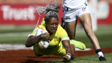 Green machine: The Australian weapon is third on the ladder of top points scorers this season. 