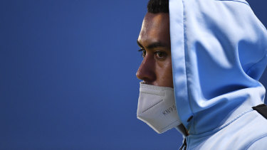 Fifita came off six minutes into the second half but remained on the sideline, shouting encouragement.