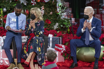 First Lady Jill Biden and President Joe Biden were at a charity event for children in hospital before taking the call from “Jared”. 