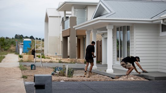 The number of vacancies in the construction sector jumped by 20 per cent over the past three months.