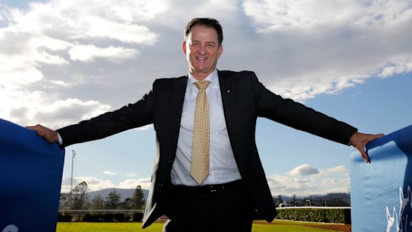 Stepping down: Mark Waugh, here at the Scone Cup racing carnival, has resigned as an Australian cricket selector.
