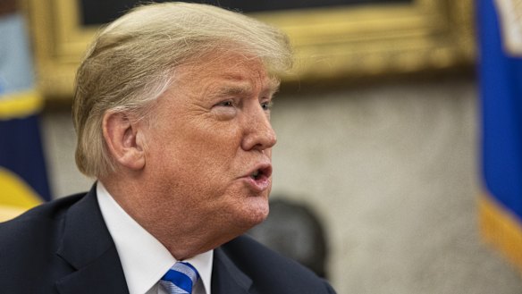 US President Donald Trump 