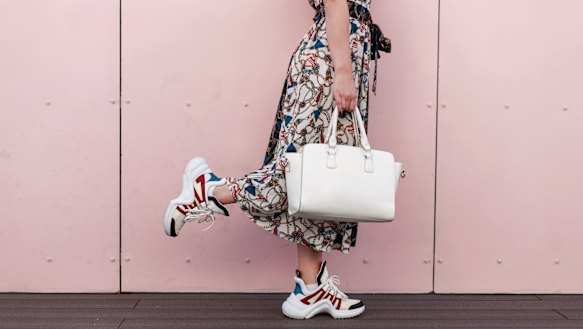 High heels are on the out.