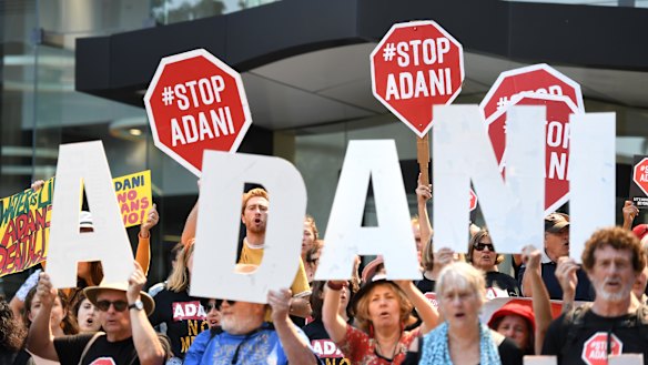 The Adani Carmichael mine proposal has attracted strong community opposition.