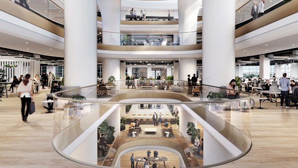 The redevelopment of the former David Jones menswear store in Sydney.