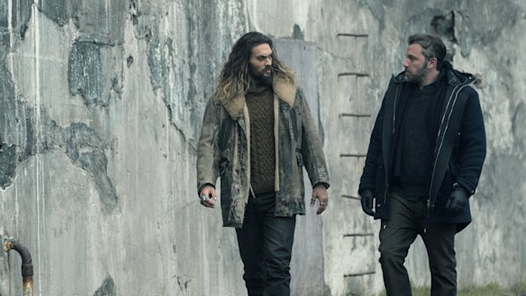 Viewers can expect to see much more of Jason Momoa, left, in the new film. 