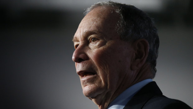 Democratic presidential candidate and former New York City mayor Mike Bloomberg.