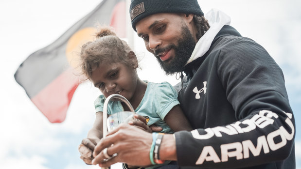 Australian NBA star Patty Mills has been a vocal social justice advocate.